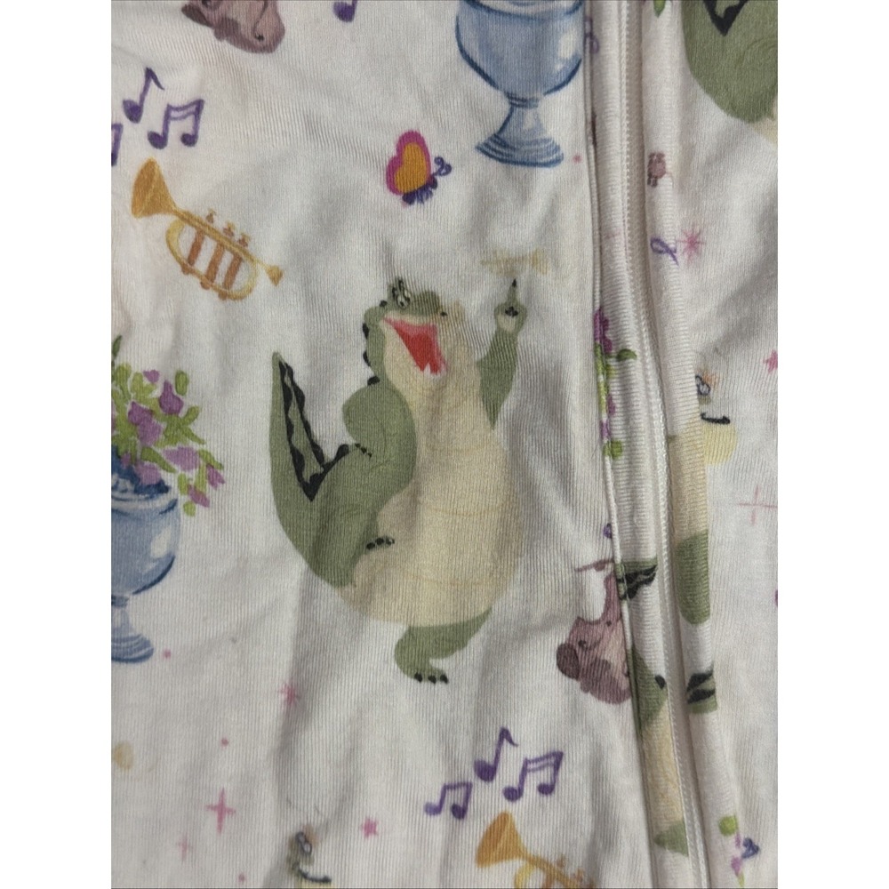 Posh Peanut Baby Girls 18-24 Months Disney Princess Frog Louis Sleeper Pajamas - Picture 5 of 6